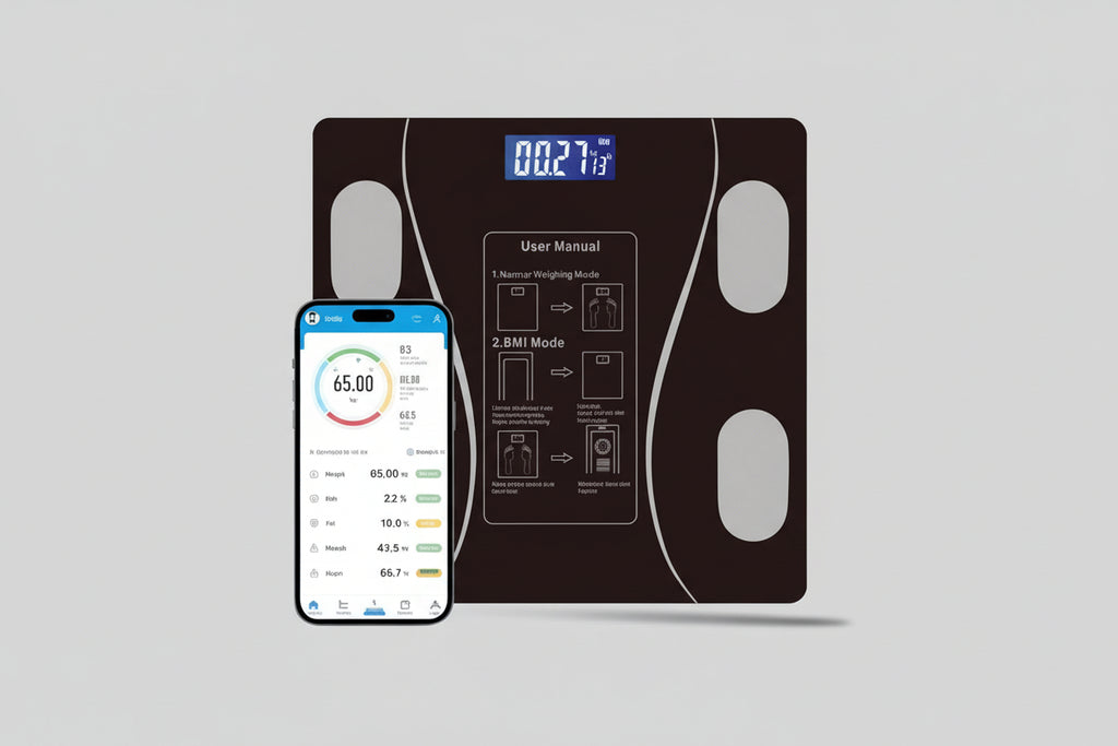 Pèse-Corps Digital VitalMove™ – Précision, Suivi du Poids & Motivation Quotidienne