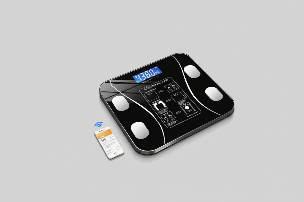 Pèse-Corps Digital VitalMove™ – Précision, Suivi du Poids & Motivation Quotidienne